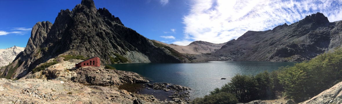 Refugio Italiano, on the shores of Laguna Negra, 14km walk from Bariloche
